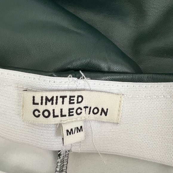 Limited Collection Dark Green Faux Leather Pants - Picture 4 of 6